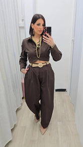 Coordinato Aurora Marrone