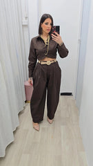 Coordinato Aurora Marrone