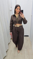 Coordinato Aurora Marrone