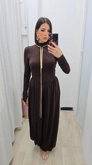 Jumpsuit Soraja Marrone