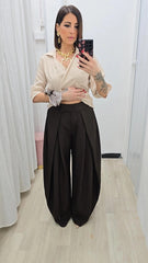 Pantalone Lisa Marrone art.18221