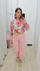 Pantalone Sahara Rosa art.63167