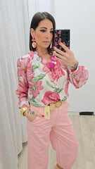 Camicia FLOR Rosa art.251651