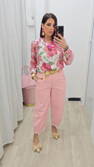 Pantalone Sahara Rosa art.63167