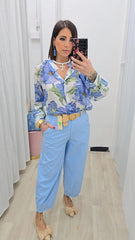Pantalone Sahara Celeste art63167
