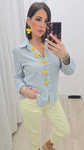 Camicia Melody Azzurra art.160