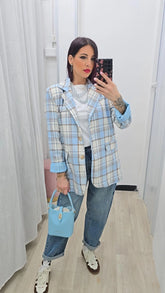 Borsa Secchiello Coconuda Celeste