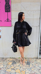 Abito Volant Nero art.4783