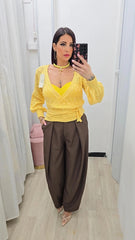 Pantalone Marrone art.16090