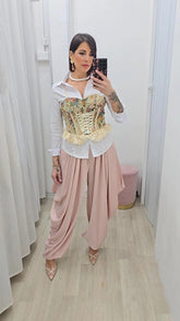 Pantalone Glamourouse Cipria