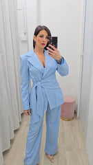 Tailleur Yamila Celeste art,6898