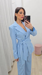 Tailleur Yamila Celeste art,6898