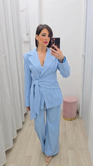 Tailleur Yamila Celeste art,6898