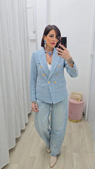 BLAZER COCO AZZURRO