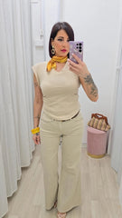 JEANS ZAMPA BEIGE ART.32504