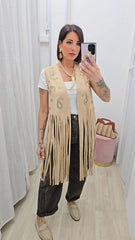 GILET SCAMOSCIATO