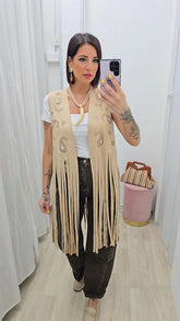 GILET SCAMOSCIATO