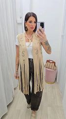 GILET SCAMOSCIATO