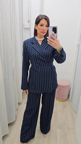 Tailleur Incrociato Blu Art.60173