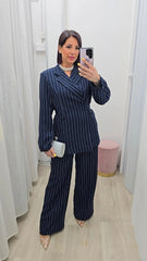 Tailleur Incrociato Blu Art.60173