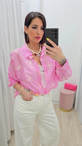 Camicia Intensa Rosa