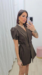 Abito Tutina Marrone ART.46439