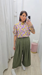 Pantalone Culotte Verde art.9285