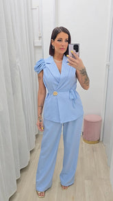 Tailleur Conchiglia Celeste art85008