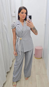 Tailleur Conchiglia Grigio art85008