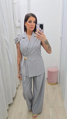 Tailleur Conchiglia Grigio art85008