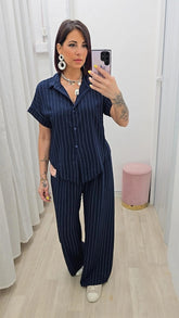 Coordinato Righe Blu art.965