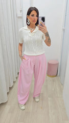 Pantalone Bisbiglio Rosa art.66737