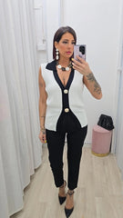 Gilet Asia Bianco art 26118