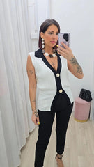 Gilet Asia Bianco art 26118