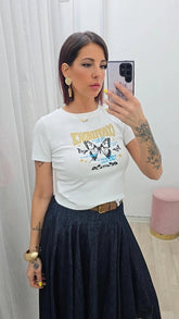 T SHIRT FARFALLA