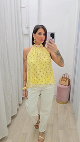 Top Fluido Giallo
