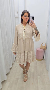 Abito India Beige art.6002