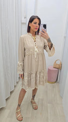 Abito India Beige art.6002