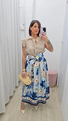 Camicia Leila Beige art.9746