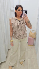 JEANS ZAMPA BEIGE ART.32504