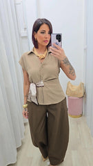 Camicia Lulu Fango