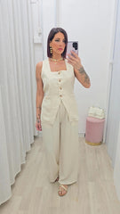 Coordinato Quadro Beige
