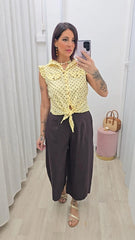 Camicia Pois Gialla