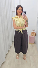Pantalone Marrone 12002