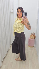 Pantalone Marrone 12002