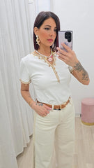 T SHIRT Conchiglia Bianco