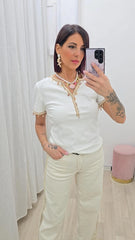 T SHIRT Conchiglia Bianco