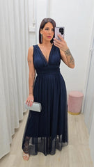 Abito Tulle Blu