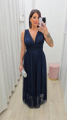 Abito Tulle Blu