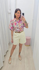 Camicia 3D Rosa